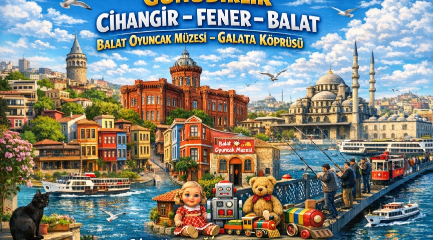 Sömestr´a Özel Cihangir - Fener - Balat Oyuncak Müzesi - Galata Köprüsü  25 Ocak