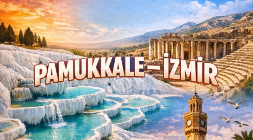 Pamukkale Travertenler - İzmir Turu 10-13 Nisan