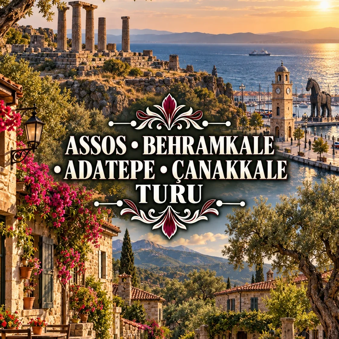 🏛️🌿 Assos • Behramkale • Adatepe • Çanakkale Turu 🌿🏛️