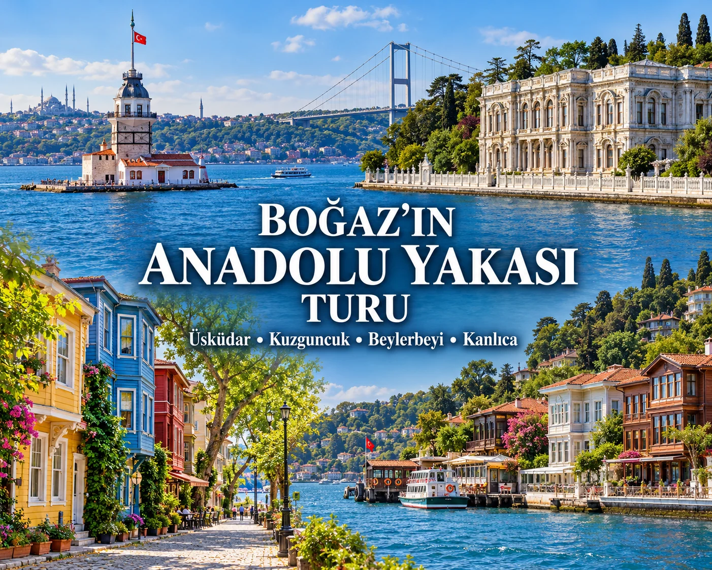 Boğaz'ın Anadolu Yakası: Üsküdar – Kuzguncuk – Beylerbeyi Sarayı - Kanlıca