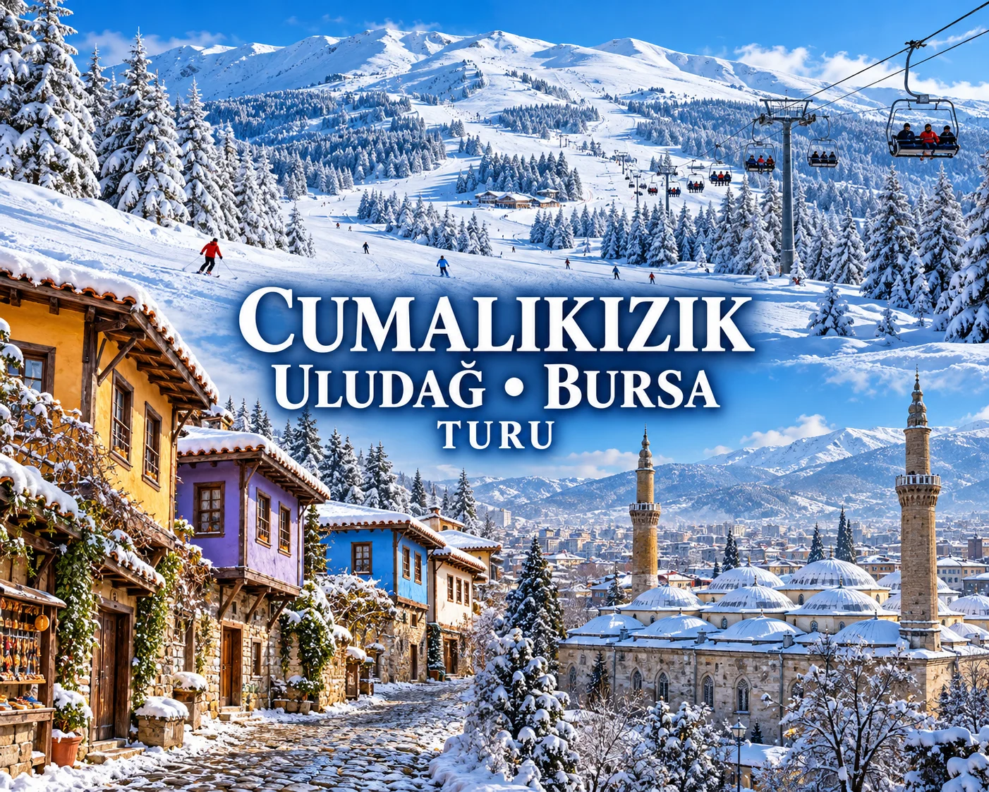 ❄️Cumalıkızık - Uludağ - Bursa Turu❄️