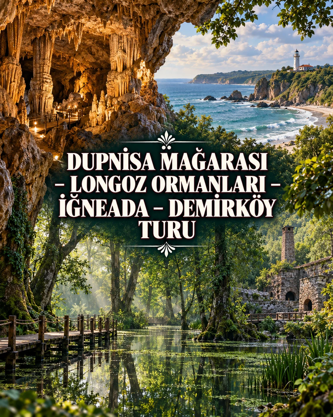 Dupnisa Mağarası – Longoz Ormanları – İğneada – Demirköy Turu