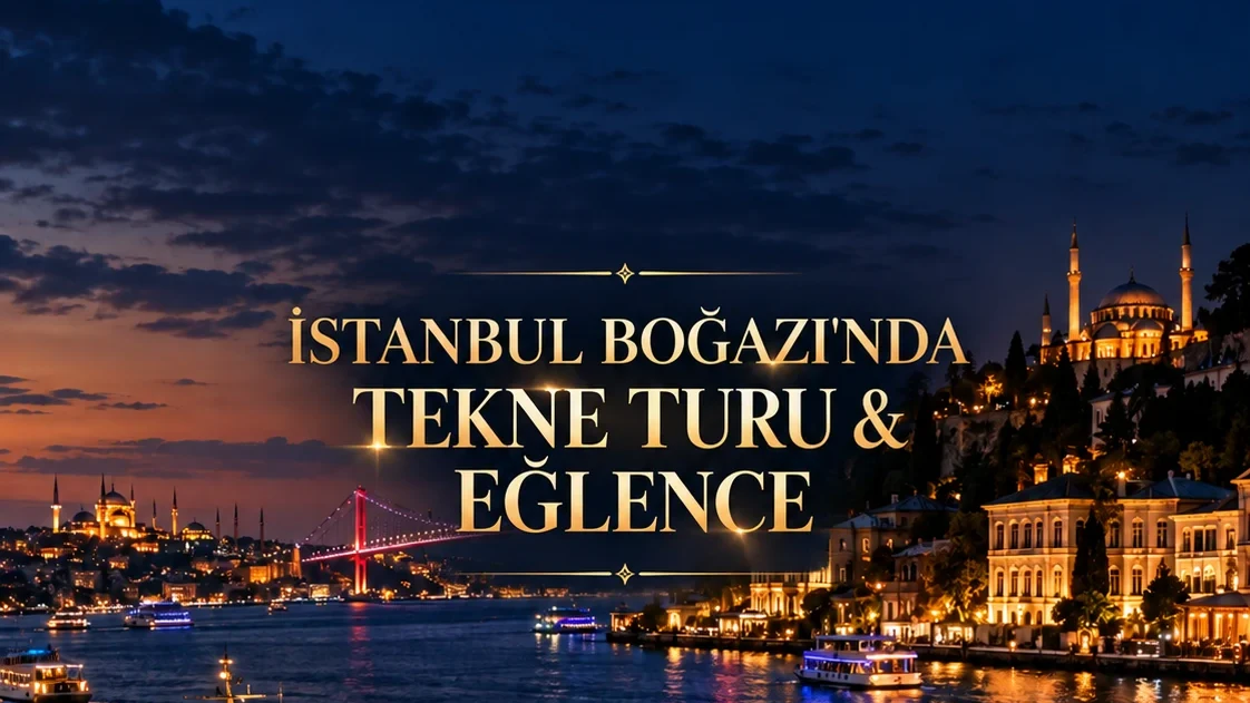 İstanbul Boğazı'nda Tekne Turu & Eğlence