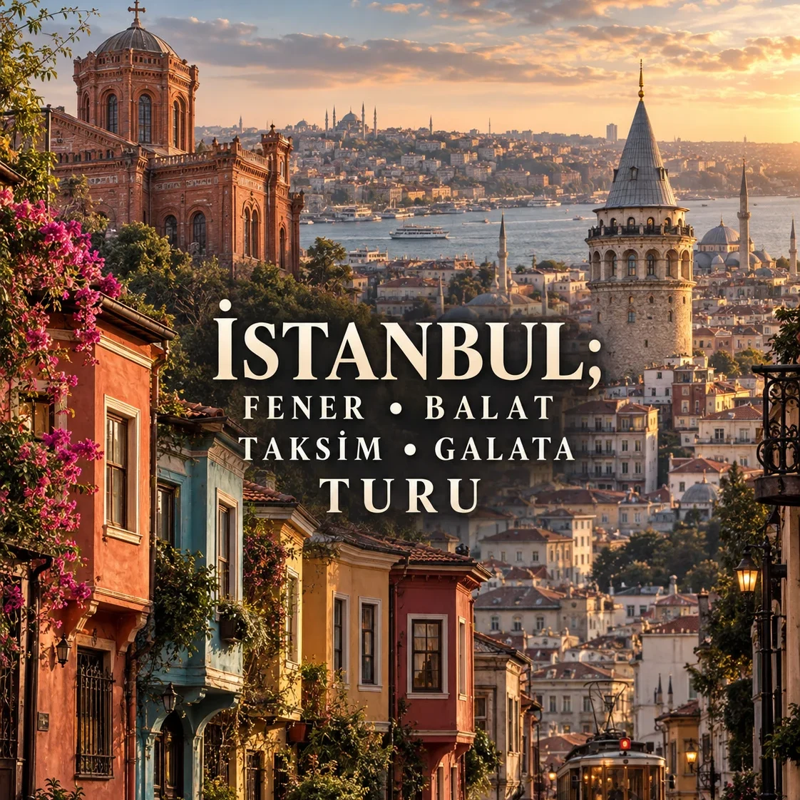İstanbul; Fener Balat Taksim Galata Turu