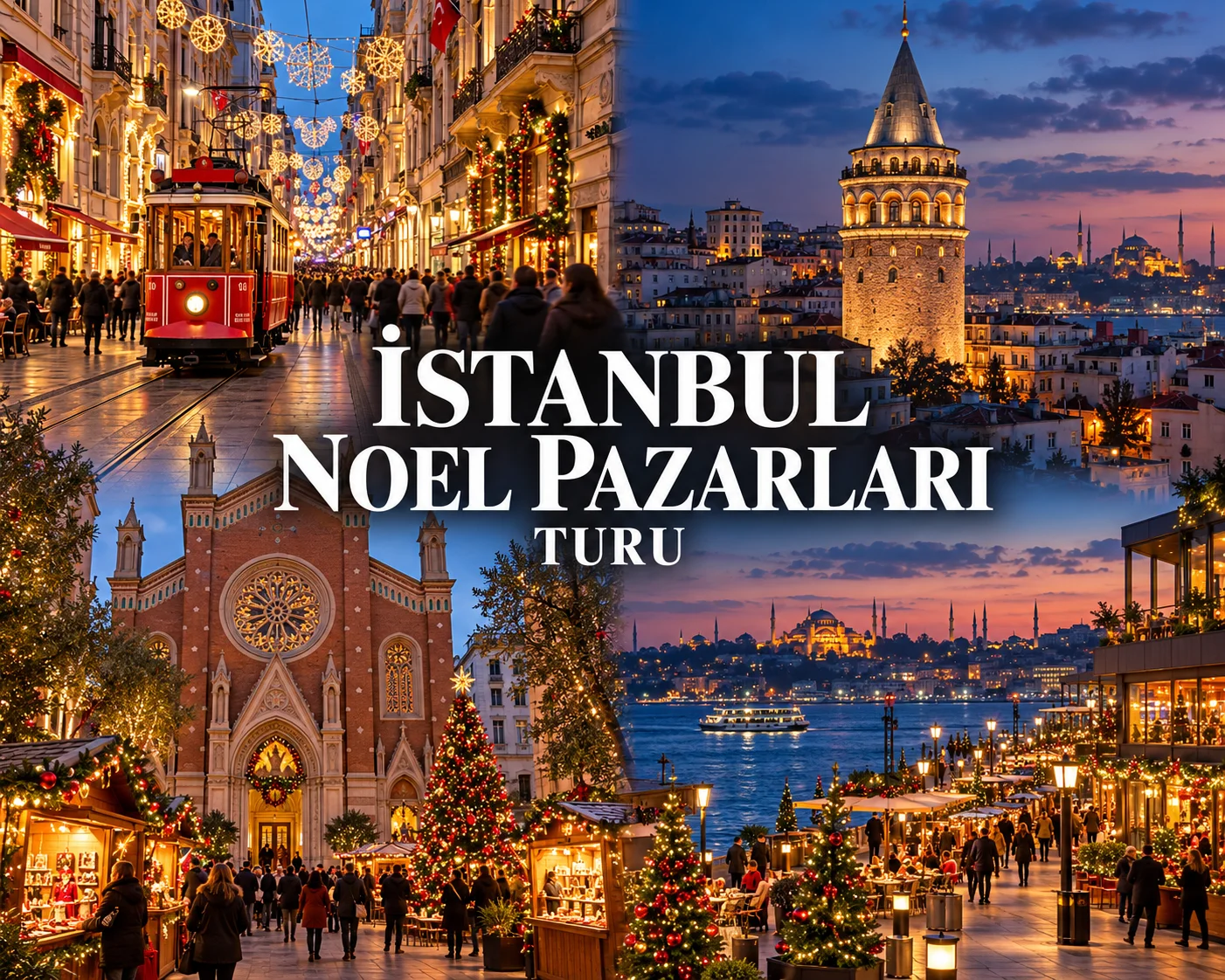 🎄İstanbul Noel Pazarları & Yılbaşı Işıkları🎄