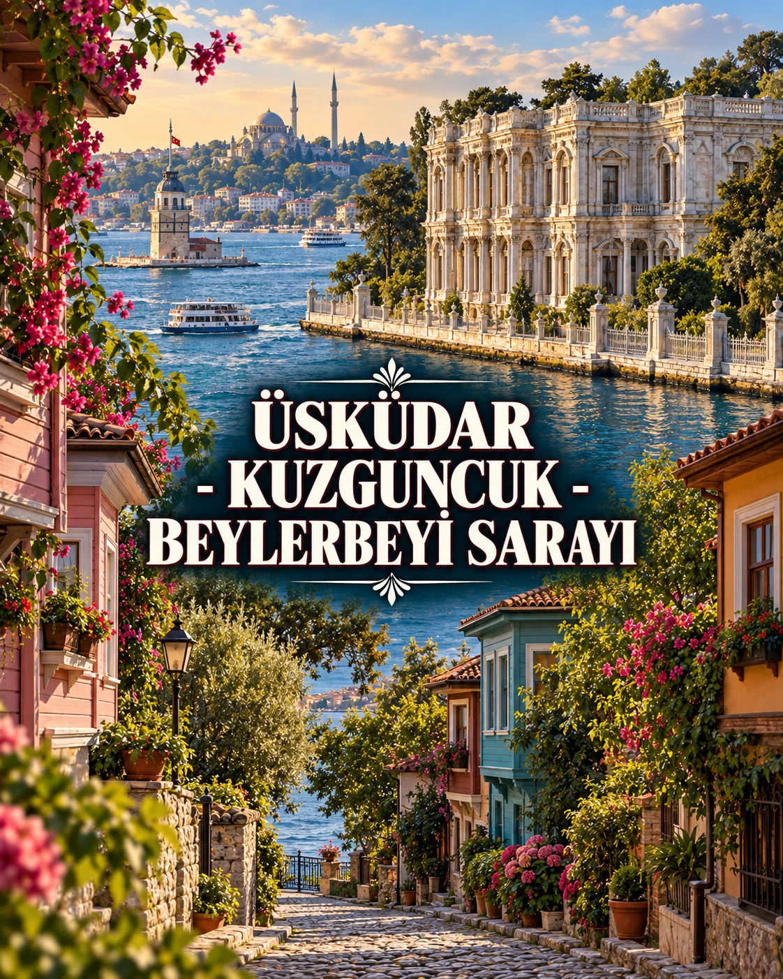 İstanbul Üsküdar - Kuzguncuk - Beylerbeyi Sarayı Turu