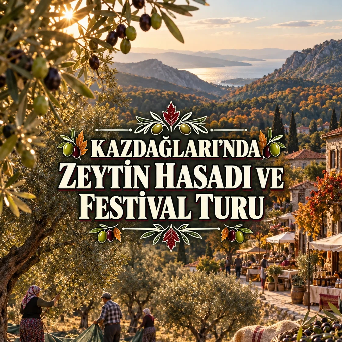 🫒🍂 Kazdağları'nda Zeytin Hasadı ve Festivali🍂🫒