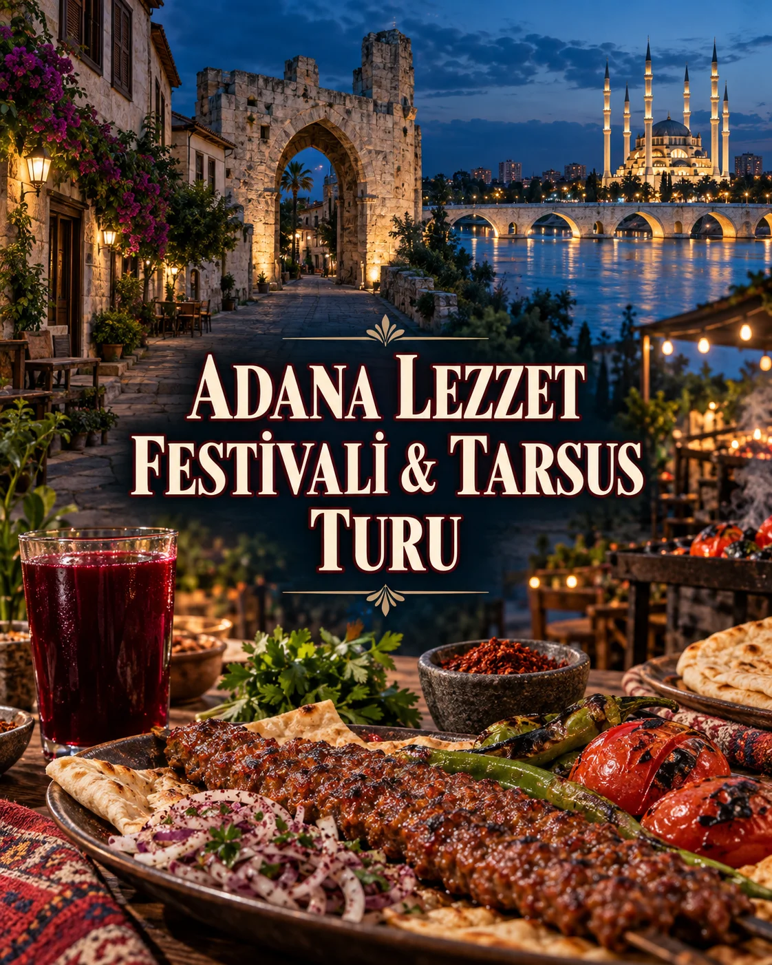 Konaklamalı Adana Lezzet Festivali • Tarsus Turu