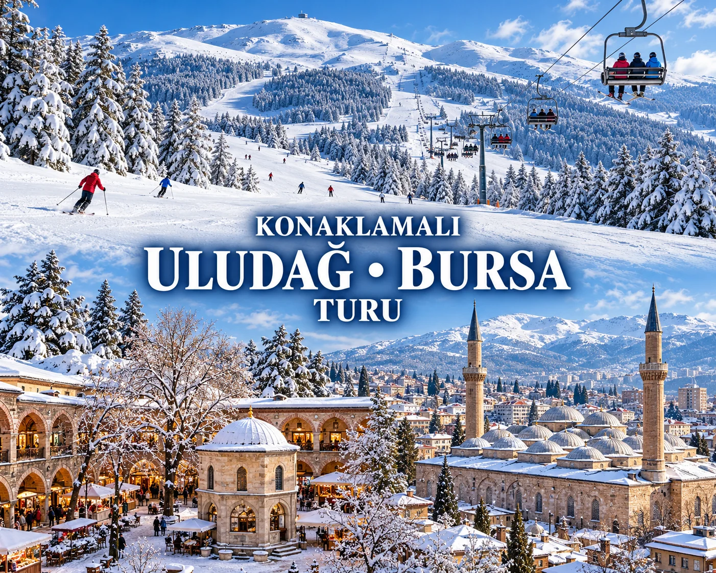 ❄️Konaklamalı Uludağ - Bursa Turu❄️