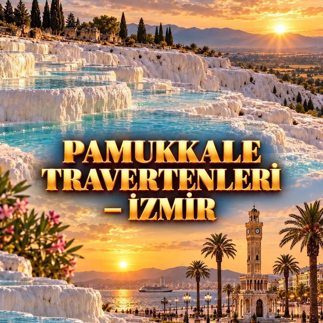Konaklamalı Pamukkale • İzmir Turu