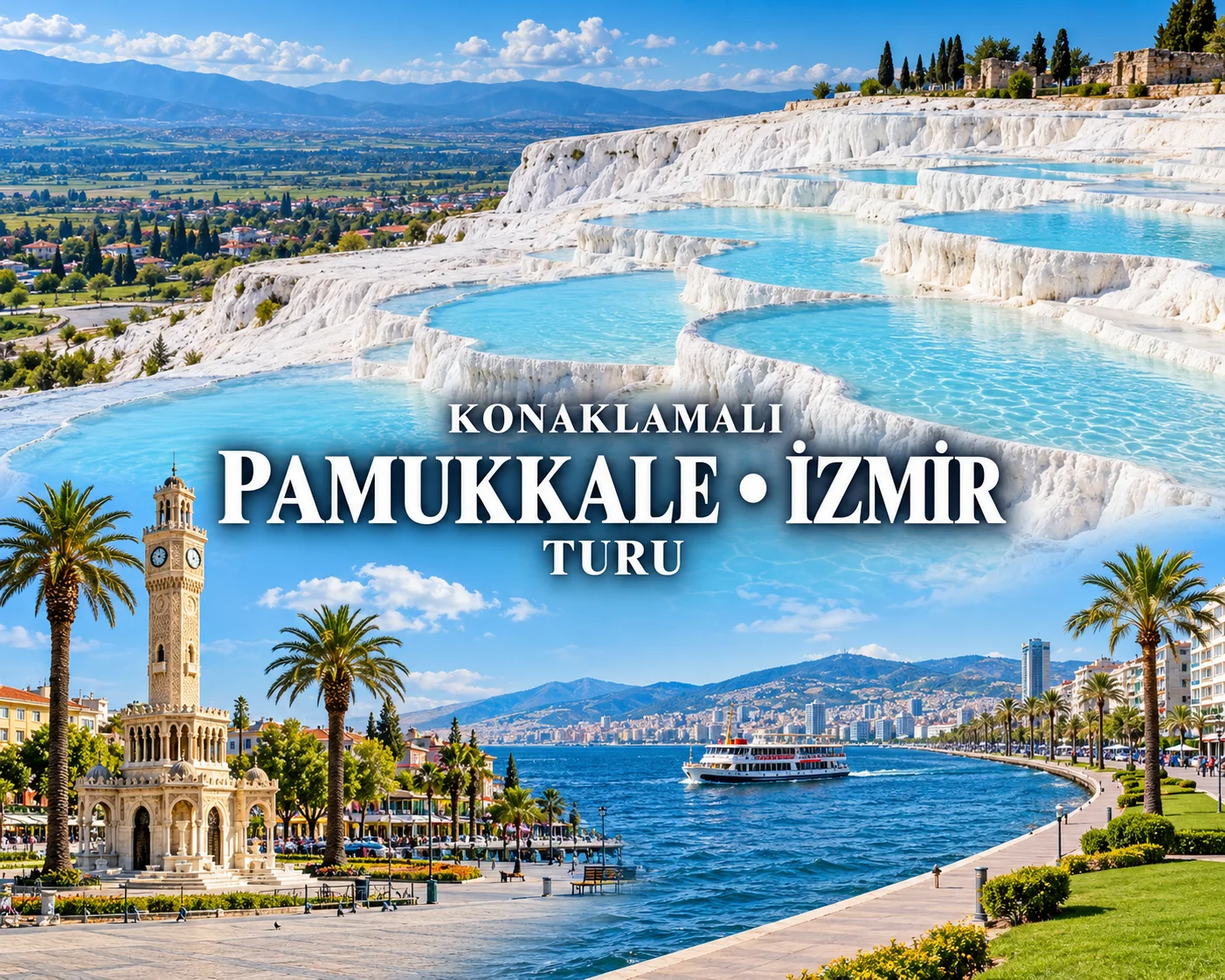 Konaklamalı Pamukkale • İzmir Turu