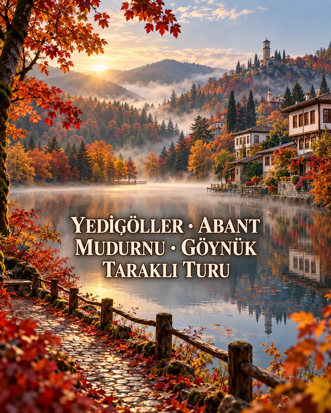 Konaklamalı Yedigöller • Abant • Mudurnu • Göynük • Taraklı Turu