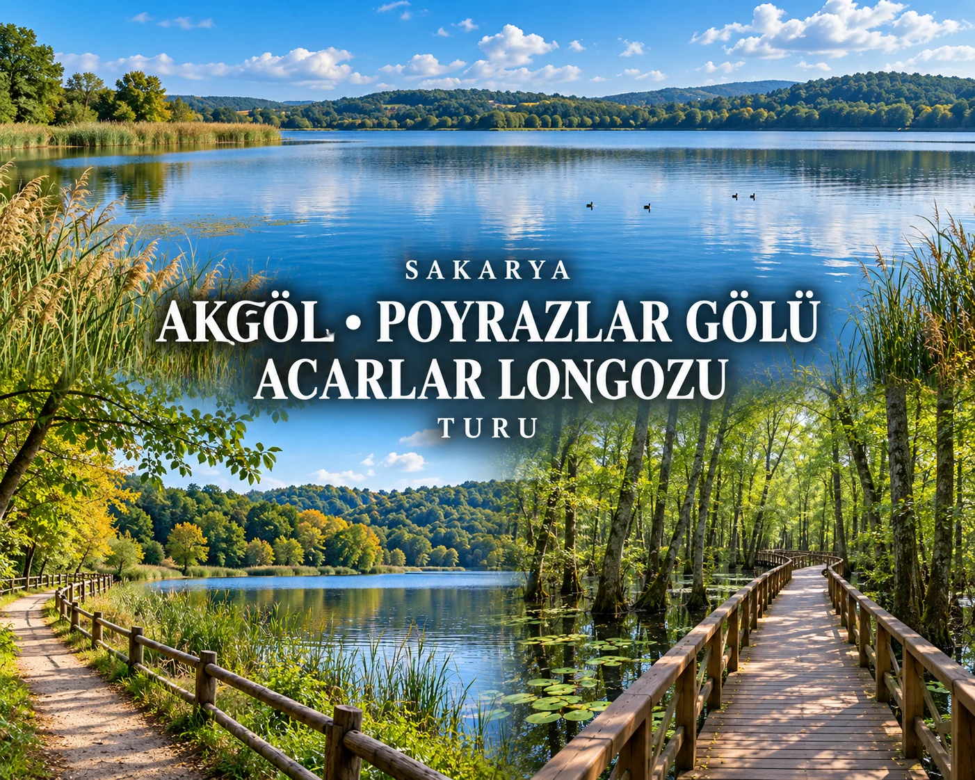 Sakarya; Akgöl - Poyrazlar Gölü – Acarlar Longozu